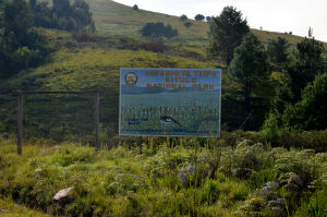 Indgang til Kitulo nationalpark